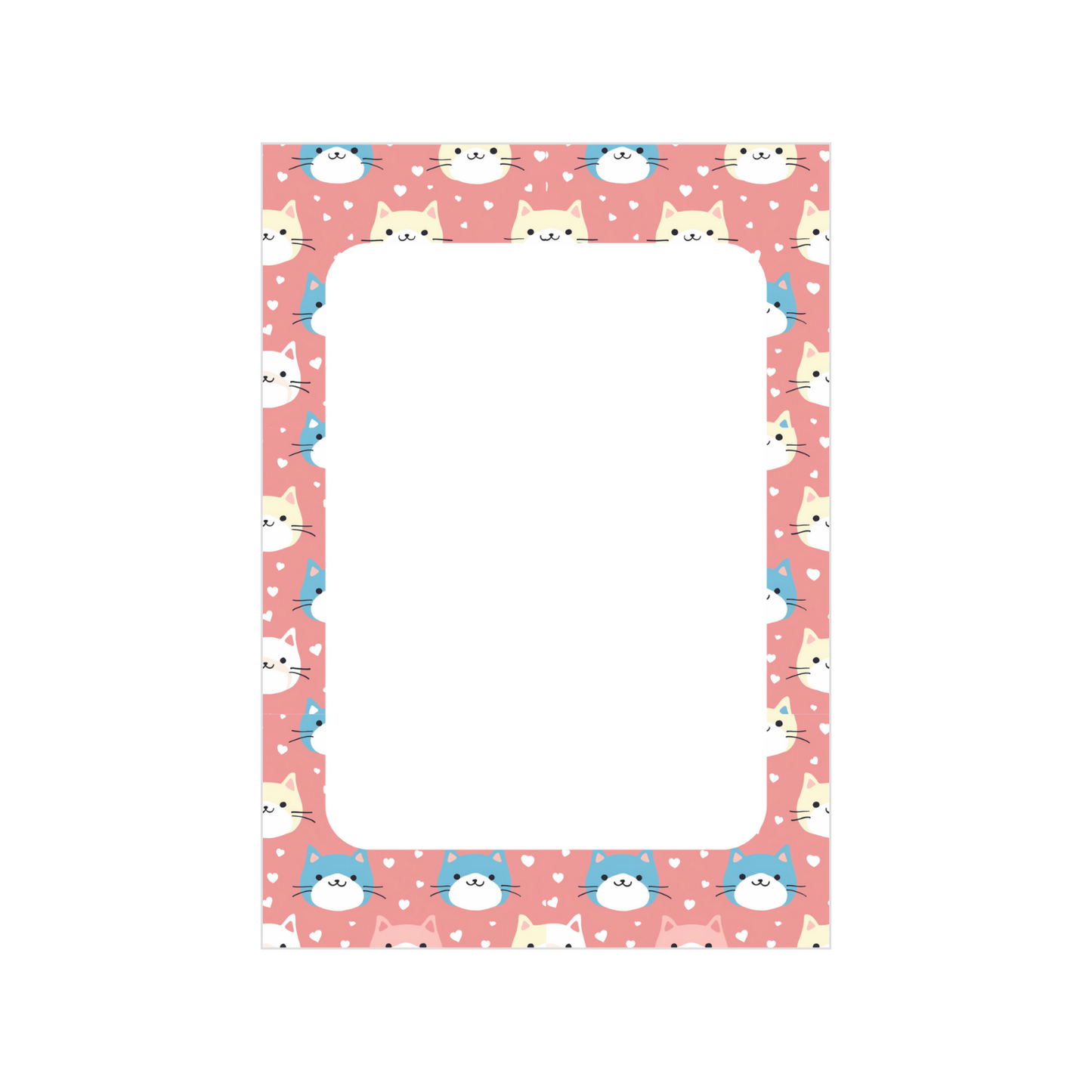 Cat Border Notepads (3.5in x 5in)