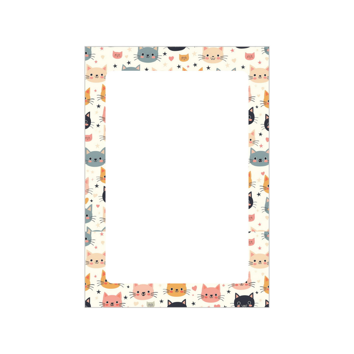 Cat Border Notepads (3.5in x 5in)